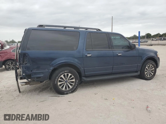 2016 Ford Expedition EL XLT with VIN 1FMJK1HTXGEF03658, listed as a Copart auction lot 75935744 with 112,914 mi miles and Salvage Title. Bid and sale history available at carsss.com. Image 3.