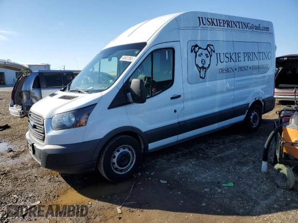 2015 Ford Transit Passenger XL with VIN 1FBZX2XM0FKA40572, listed as a Copart auction lot 49501365 with 212,723 mi miles and Salvage Title. Bid and sale history available at DreamBid. Image 1.