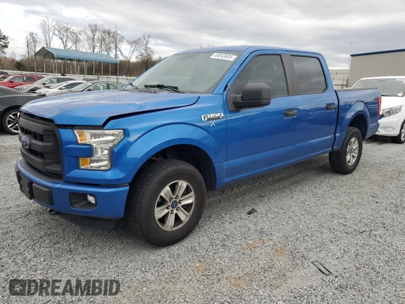 2015 Ford F-150 XLT with VIN 1FTEW1EF7FFC18014, listed as a Copart auction lot 49843605 with 122,701 mi miles and Salvage Title. Bid and sale history available at carsss.com. Image 1.