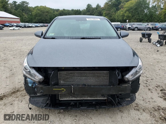 2019 Hyundai Elantra GT with VIN KMHH35LE7KU109271, listed as a Copart auction lot 73319824 with 71,912 mi miles and Salvage Title. Bid and sale history available at carsss.com. Image 5.