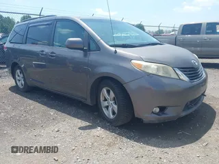 2012 Toyota Sienna LE AAS with VIN 5TDKK3DC9CS252274, listed as a IAAI auction lot 42553516 with 311,650 mi miles and . Bid and sale history available at DreamBid. Image 1.