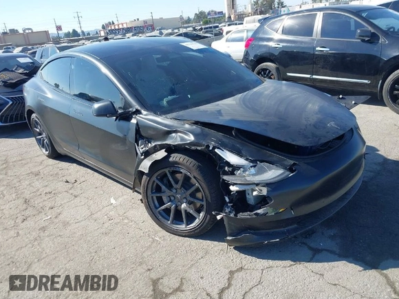 2019 Tesla Model 3 Mid Range with VIN 5YJ3E1EA0KF509547, listed as a IAAI auction lot 40720566 with 41,655 mi miles and . Bid and sale history available at DreamBid. Image 1.
