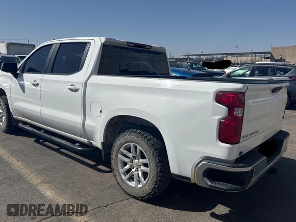 2021 Chevrolet Silverado 1500 LT with VIN 3GCUYDED1MG238048, listed as a Copart auction lot 50354435 with 156,095 mi miles and Clean Title. Bid and sale history available at carsss.com. Image 3.