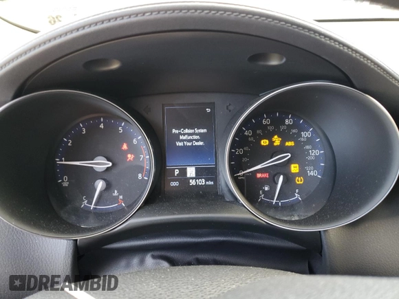 2021 Toyota C-HR LE with VIN NMTKHMBX6MR121720, listed as a Copart auction lot 56181005 with 56,103 mi miles and Salvage Title. Bid and sale history available at DreamBid. Image 9.