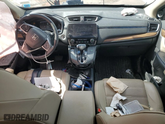 2018 Honda CR-V Touring with VIN 5J6RW2H99JL006734, listed as a Copart auction lot 52220685 with 57,923 mi miles and Salvage Title. Bid and sale history available at carsss.com. Image 8.
