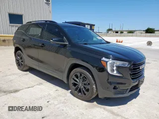 2022 GMC Terrain SLT with VIN 3GKALPEVXNL280050, listed as a Copart auction lot 57501625 with 61,113 mi miles and Salvage title. Bid and sale history available at DreamBid. Image 4.
