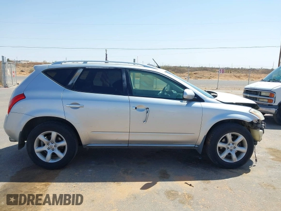 2007 Nissan Murano SL with VIN JN8AZ08W57W606876, listed as a IAAI auction lot 41967978 with 187,094 mi miles and . Bid and sale history available at DreamBid. Image 14.