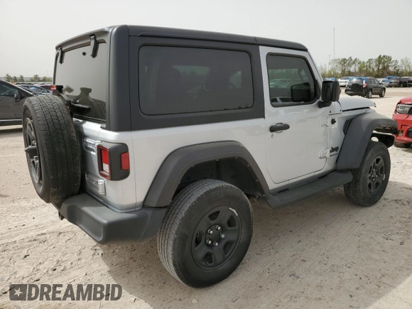 2022 Jeep Wrangler 80th Anniversary with VIN 1C4HJXAG8NW181325, listed as a Copart auction lot 49855655 with 27,763 mi miles and Salvage Title. Bid and sale history available at DreamBid. Image 3.