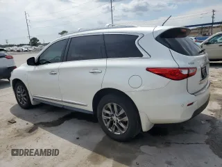 2015 Infiniti QX60 with VIN 5N1AL0MMXFC538815, listed as a Copart auction lot 62143805 with 84,910 mi miles and Salvage title. Bid and sale history available at DreamBid. Image 2.