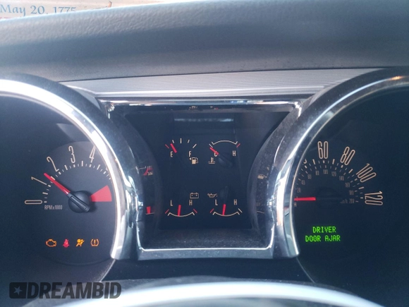 2009 Ford Mustang with VIN 1ZVHT80N795122341, listed as a Copart auction lot 80697973 with 123,219 mi miles and Salvage title. Bid and sale history available at DreamBid. Image 9.