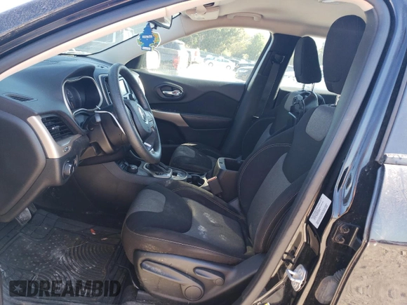 2017 Jeep Cherokee Sport with VIN 1C4PJMAS7HD222221, listed as a Copart auction lot 74942774 with 103,537 mi miles and Salvage Title. Bid and sale history available at carsss.com. Image 7.