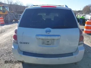 2007 Nissan Quest S with VIN 5N1BV28U77N127494, listed as a IAAI auction lot 41445049 with 210,641 mi miles. Bid and sale history available at carsss.com. Image 16.