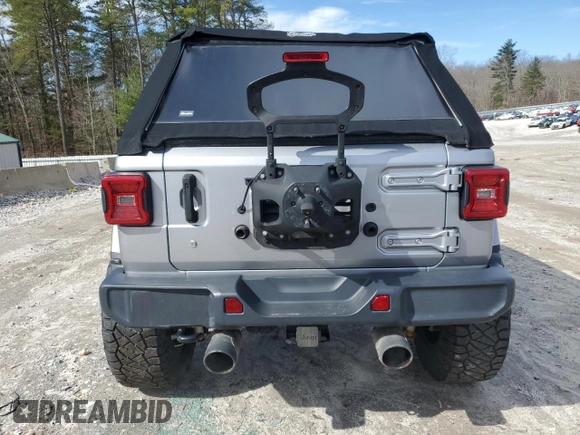 2018 Jeep Wrangler Unlimited Sahara z VIN 1C4HJXEG4JW285606, wystawiony jako Copart lot #49254405 z przebiegiem 57 148 mil mil oraz Szkoda całkowita • Salvage title. Historia ofert i sprzedaży dostępna na DreamBid. Obrazek 6.
