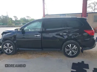 2017 Nissan Pathfinder Platinum with VIN 5N1DR2MNXHC674963, listed as a IAAI auction lot 42018257 with 77,305 mi miles. Bid and sale history available at carsss.com. Image 15.