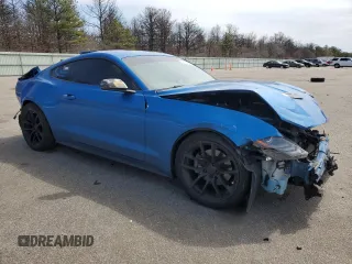 2019 Ford Mustang EcoBoost with VIN 1FA6P8TH1K5173219, listed as a Copart auction lot 52612465 with 53,752 mi miles and Salvage Title. Bid and sale history available at carsss.com. Image 4.