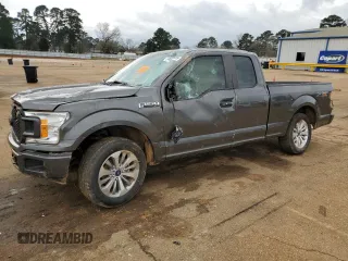 2018 Ford F-150 XL with VIN 1FTEX1CP2JKC81031, listed as a Copart auction lot 45632355 with 0 mi miles and Salvage Title. Bid and sale history available at carsss.com. Image 1.