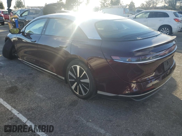 2023 Lucid Air Grand Touring z VIN 50EA1GBA1PA001190, wystawiony jako Copart lot #86923954 z przebiegiem 9658 mil mil oraz Szkody całkowita. Historia ofert i sprzedaży dostępna na DreamBid. Obrazek 2.