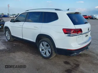 2021 Volkswagen Atlas SEL with VIN 1V2BR2CAXMC522670, listed as a IAAI auction lot 42110724 with 58,802 mi miles and . Bid and sale history available at DreamBid. Image 3.
