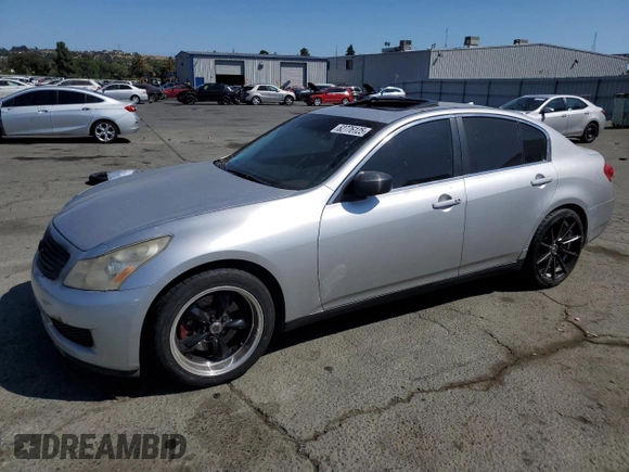 2008 Infiniti G35 Journey with VIN JNKBV61E08M218577, listed as a Copart auction lot 62776125 with 246,590 mi miles and Salvage title. Bid and sale history available at DreamBid. Image 1.