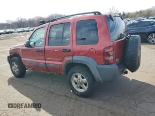 2006 Jeep Liberty Sport with VIN 1J4GL48K56W258095, listed as a Copart auction lot 52946565 with 221,821 mi miles and Salvage Title. Bid and sale history available at carsss.com. Image 2.