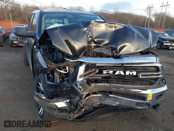 2020 Ram 1500 Big Horn with VIN 1C6SRFBT8LN341914, listed as a IAAI auction lot 41454570 with 34,360 mi miles. Bid and sale history available at carsss.com. Image 6.