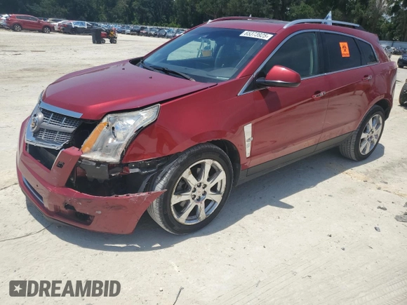 2012 Cadillac SRX Premium Collection with VIN 3GYFNCE39CS518034, listed as a Copart auction lot 65373925 with 50,684 mi miles and Salvage title. Bid and sale history available at DreamBid. Image 1.