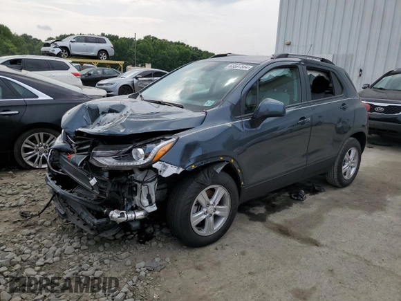 2022 Chevrolet Trax LT with VIN KL7CJPSM3NB540129, listed as a Copart auction lot 63597584 with 32,087 mi miles and Salvage title. Bid and sale history available at DreamBid. Image 1.