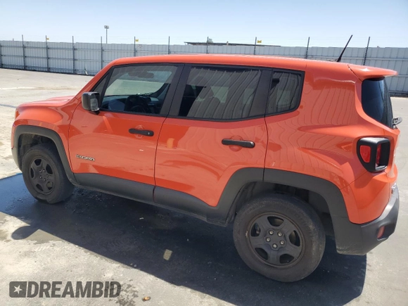 2018 Jeep Renegade Sport with VIN ZACCJBAB4JPH97693, listed as a Copart auction lot 55336235 with 115,268 mi miles and Clean title. Bid and sale history available at DreamBid. Image 2.
