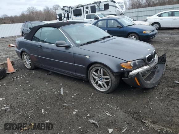 2005 BMW 3 Series 330Ci with VIN WBABW53435PL50544, listed as a Copart auction lot 47233445 with 153,778 mi miles and Clean Title. Bid and sale history available at carsss.com. Image 4.