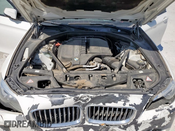 2015 BMW 5 Series 535i with VIN WBA5B1C52FG128542, listed as a Copart auction lot 50084585 with 110,341 mi miles and Salvage Title. Bid and sale history available at carsss.com. Image 12.