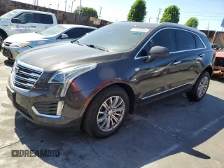 2018 Cadillac XT5 Luxury FWD with VIN 1GYKNCRS3JZ166861, listed as a Copart auction lot 62398805 with 75,796 mi miles and Salvage title. Bid and sale history available at DreamBid. Image 1.