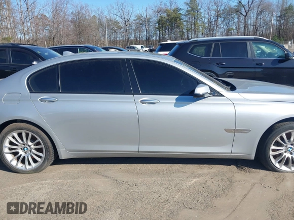 2013 BMW 7 Series 750Li xDrive with VIN WBAYF8C59DD140244, listed as a IAAI auction lot 41754655 with 97,470 mi miles. Bid and sale history available at carsss.com. Image 13.