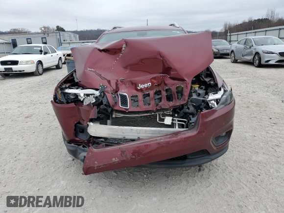 2020 Jeep Cherokee Latitude Plus with VIN 1C4PJLLB6LD586095, listed as a Copart auction lot 43996165 with 106,381 mi miles and Salvage Title. Bid and sale history available at carsss.com. Image 5.