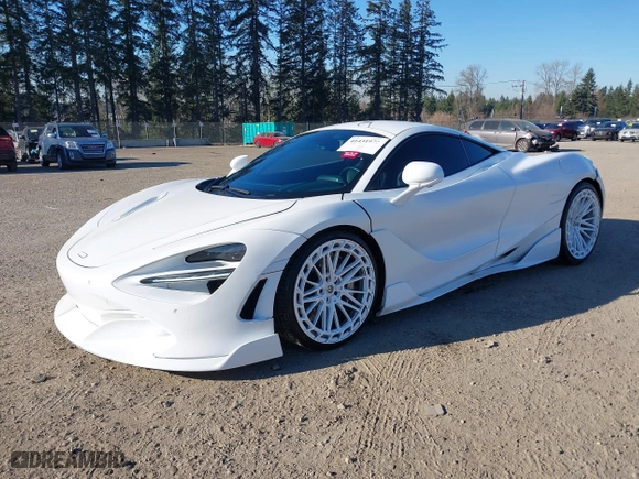 2018 McLaren 720S with VIN SBM14DCA1JW000891, listed as a IAAI auction lot 41431972 with 23,724 mi miles. Bid and sale history available at carsss.com. Image 19.