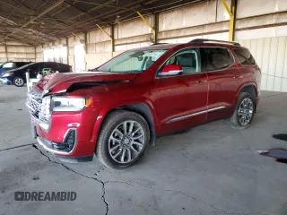 2021 GMC Acadia Denali with VIN 1GKKNPLS5MZ111584, listed as a Copart auction lot 83353144 with 24,655 mi miles and Salvage Title. Bid and sale history available at carsss.com. Image 1.