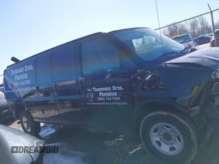 2017 Chevrolet Express Cargo Van with VIN 1GCWGBFF9H1112640, listed as a IAAI auction lot 41401549 with 157,773 mi miles. Bid and sale history available at carsss.com. Image 13.