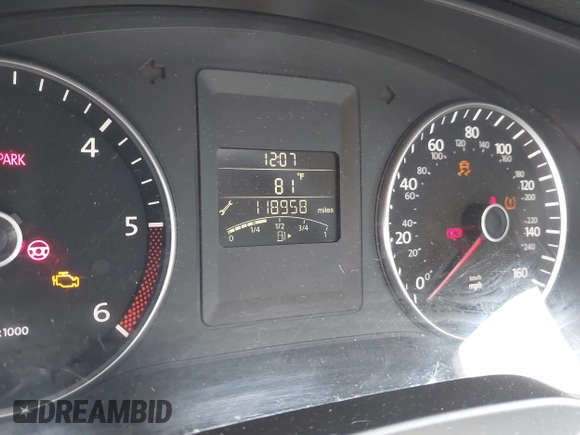 2012 Volkswagen Jetta TDI w/Premium with VIN 3VWLL7AJ1CM307485, listed as a IAAI auction lot 42384300 with 118,958 mi miles and . Bid and sale history available at DreamBid. Image 7.