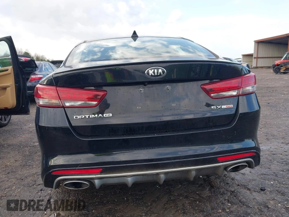 2016 Kia Optima SX Turbo with VIN 5XXGW4L25GG021629, listed as a IAAI auction lot 41812981 with 89,850 mi miles and . Bid and sale history available at DreamBid. Image 16.