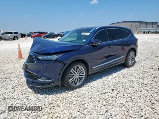 2023 Acura MDX Advance with VIN 5J8YE1H82PL008664, listed as a Copart auction lot 58097245 with Not provided miles and Salvage title. Bid and sale history available at DreamBid. Image 1.