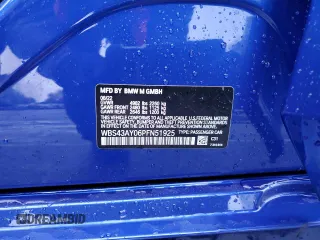 2023 BMW M3 Competition xDrive z VIN WBS43AY06PFN51925, wystawiony jako Copart lot #66860672 z przebiegiem 216 mil mil oraz . Historia ofert i sprzedaży dostępna na DreamBid. Obrazek 10.