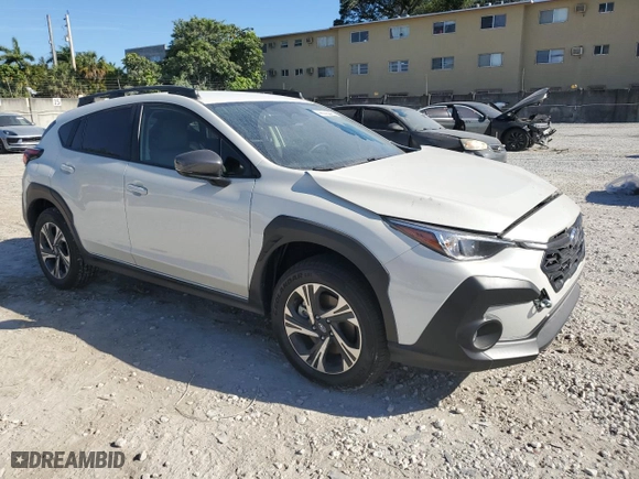 2024 Subaru Crosstrek Premium with VIN JF2GUADC3R8863565, listed as a Copart auction lot 49976295 with 7,029 mi miles and Salvage Title. Bid and sale history available at carsss.com. Image 4.