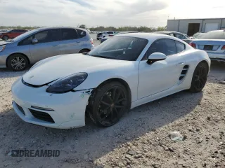 2024 Porsche 718 Cayman z VIN WP0AA2A82RK256014, wystawiony jako Copart lot #49593905 z przebiegiem 2 116 mil mil oraz Szkoda całkowita • Salvage title. Historia ofert i sprzedaży dostępna na DreamBid. Obrazek 1.