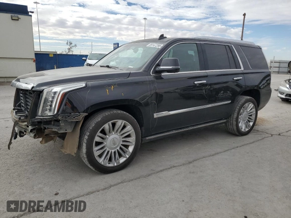 2016 Cadillac Escalade Platinum z VIN 1GYS4DKJ8GR125323, wystawiony jako Copart lot #89147295 z przebiegiem 131 657 mil mil oraz Szkody całkowita. Historia ofert i sprzedaży dostępna na DreamBid. Obrazek 1.