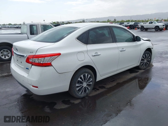 2014 Nissan Sentra S with VIN 3N1AB7AP7EL690393, listed as a IAAI auction lot 42193099 with 126,403 mi miles and . Bid and sale history available at DreamBid. Image 4.