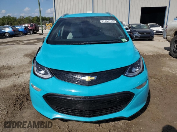 2021 Chevrolet Bolt EV Premier with VIN 1G1FZ6S04M4102523, listed as a Copart auction lot 42996763 with 34,357 mi miles. Bid and sale history available at carsss.com. Image 5.