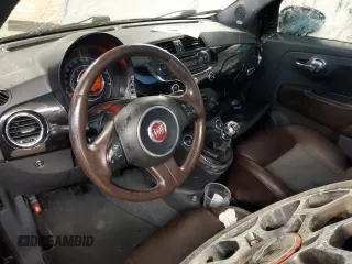 2013 FIAT 500 Sport with VIN 3C3CFFBR7DT668109, listed as a Copart auction lot 76729524 with Not provided miles and Salvage title. Bid and sale history available at DreamBid. Image 8.
