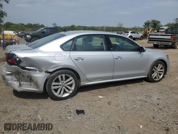 2019 Volkswagen Passat Wolfsburg Edition z VIN 1VWLA7A38KC011998, wystawiony jako Copart lot #54525115 z przebiegiem 45 529 mil mil oraz Szkoda całkowita • Salvage title. Historia ofert i sprzedaży dostępna na DreamBid. Obrazek 3.