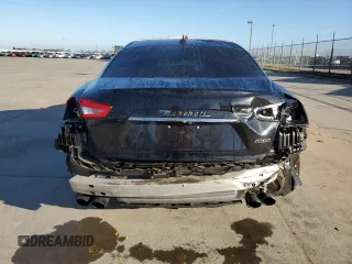 2018 Maserati Ghibli GranSport with VIN ZAM57XSS1J1306477, listed as a Copart auction lot 46716285 with 50,183 mi miles and Salvage Title. Bid and sale history available at carsss.com. Image 6.