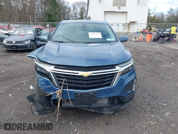 2024 Chevrolet Equinox LT with VIN 3GNAXUEG4RL188381, listed as a IAAI auction lot 41906385 with 11,290 mi miles. Bid and sale history available at carsss.com. Image 12.