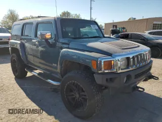 2006 Hummer H3 with VIN 5GTDN136X68212254, listed as a Copart auction lot 77040314 with 129,690 mi miles and Clean Title. Bid and sale history available at carsss.com. Image 4.